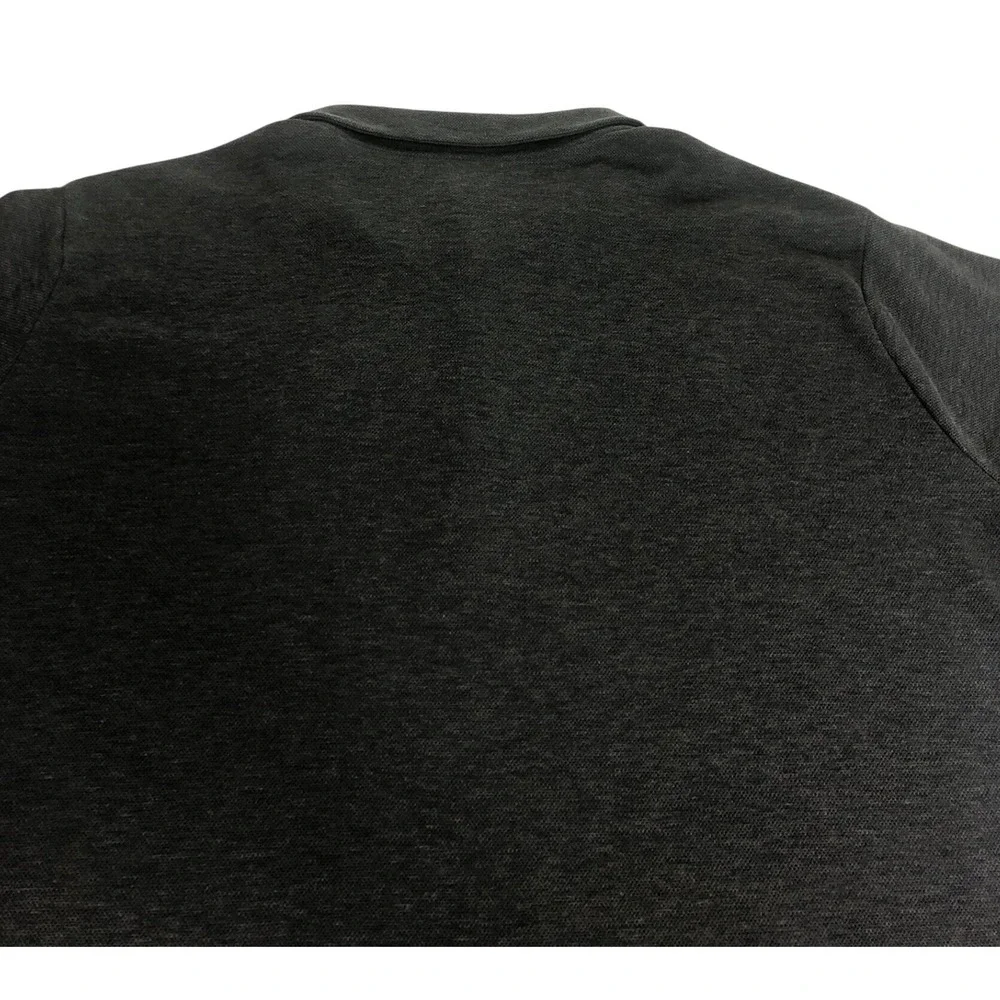 Jordan Mens Dark Gray Polo Shirt Short Sleeve Notre Dame Shamrock Logo‎ XXL